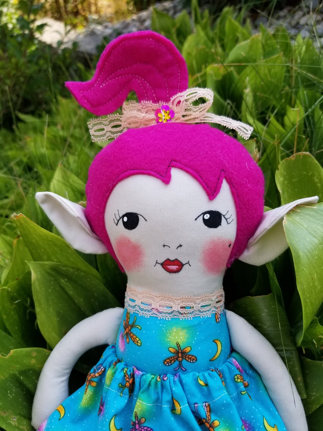 Elf Doll Elf Girl Doll Elves Rag Doll Nursery Decor - Etsy