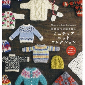 Miniature Knit Collection for 22Cm Doll Knits - Japanese Craft Book