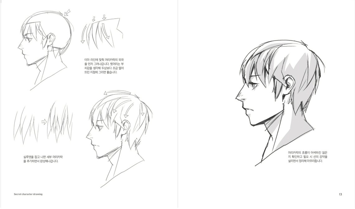 Aazon.co: [LEZHIN] Point Character Drawing Set &ap; Secret Character