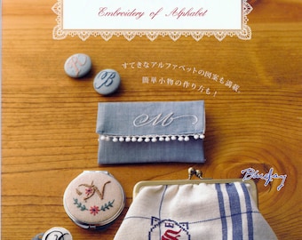 Alphabet Embroidery - Japanese Craft Book