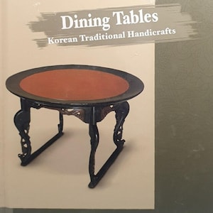 Mesas de comedor Soban - Artesanía tradicional coreana - Libro sobre las raíces culturales coreanas