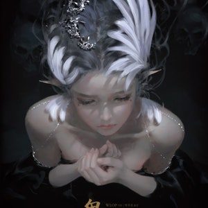 GHOSTBLADE illustration Art Book  - Chinese Illustrations Book in Korean