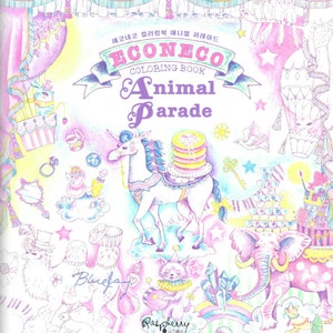 ECONECO Animal Parade - Coloring Book