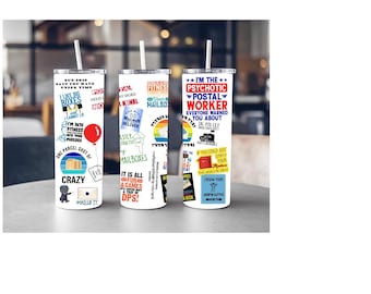 Postal Carrier Tumbler: Funny Mail Carrier Gift