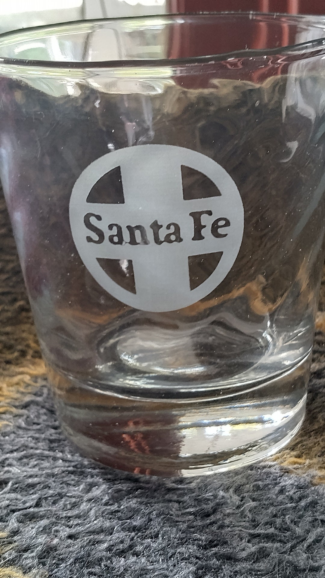 Railroad Memorabilia Santa Fe Drinking Glasses 4 Etsy