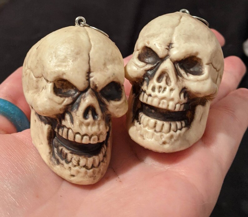 Large Skull Earrings