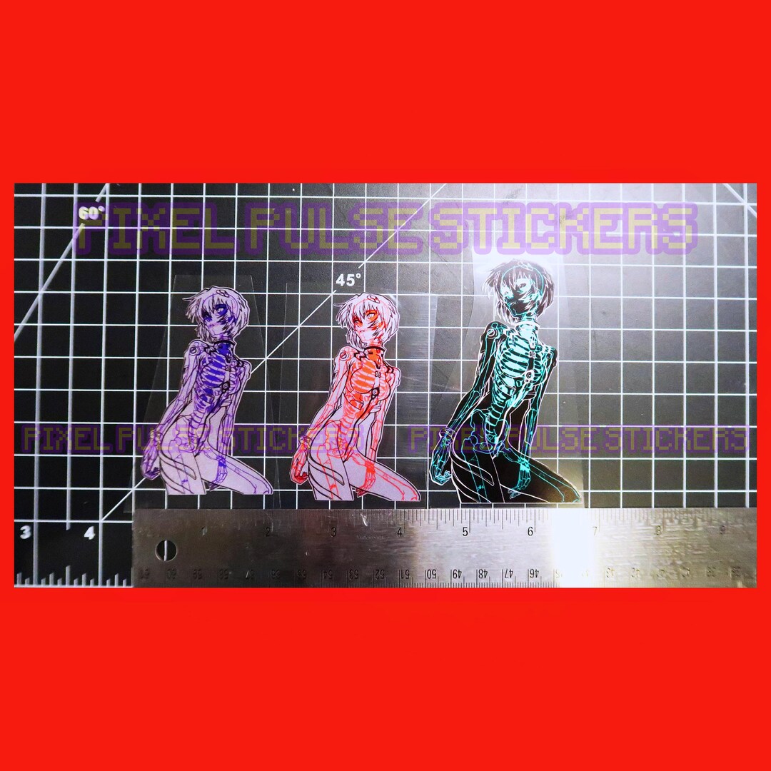 EVA Evangelion Stickers Waterproof Vinyl Glossy Decals | for Car, Desk ...