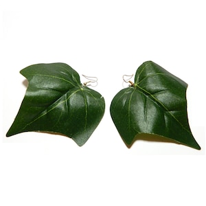 Artificial Ivy Leaf Earrings: Green Vine, Woodland Fairy Cosplay