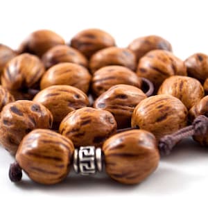 Aromatic Komboloi, Scented Nutmeg Worry Beads