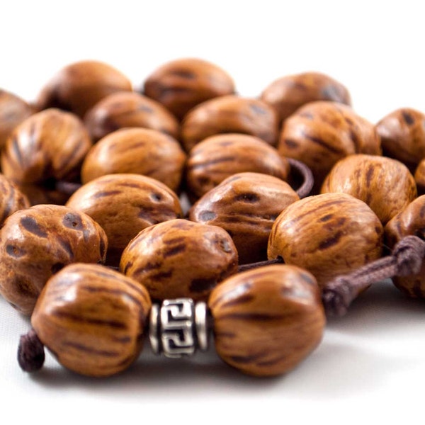 Aromatic Komboloi, Scented Nutmeg Worry Beads