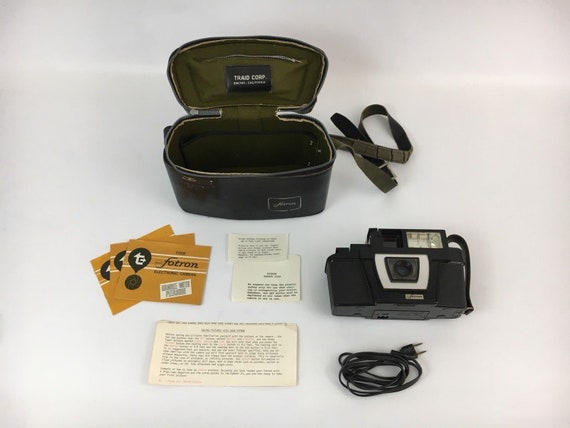 Vintage Traid Fotron Snap Load Magazine Film Camera Original Etsy