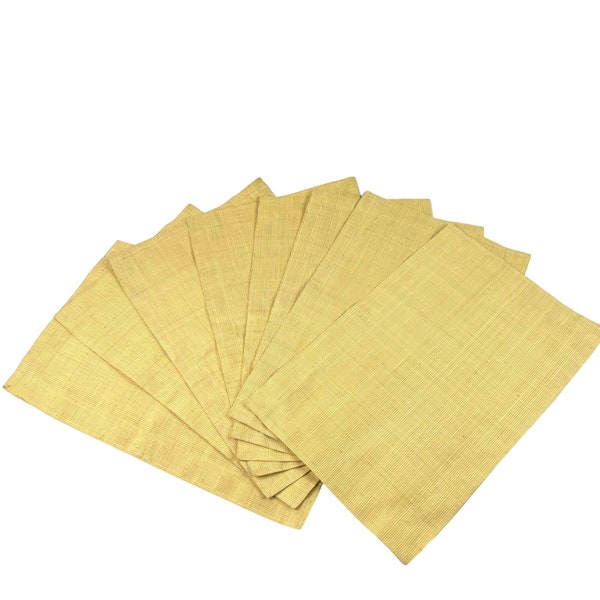 Gold Placemats Set of 8 Etsy