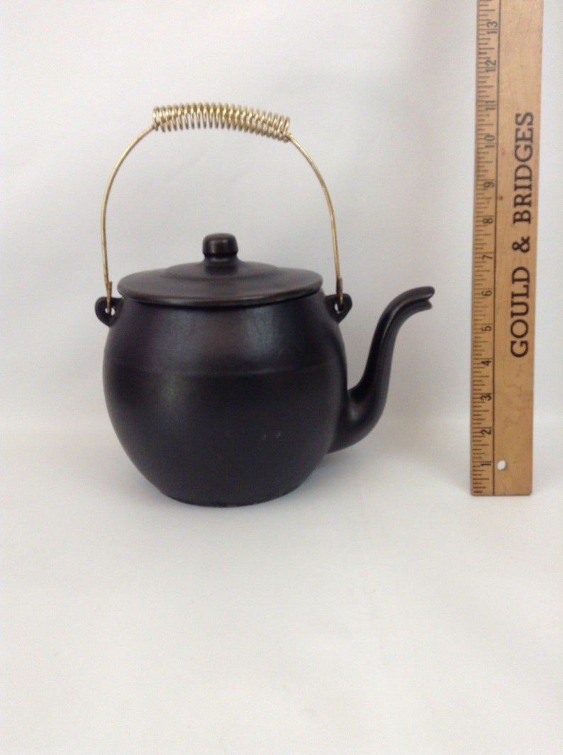 Vintage Mccoy Kookie Kettle Black Tea Pot Cookie Jar USA With Etsy