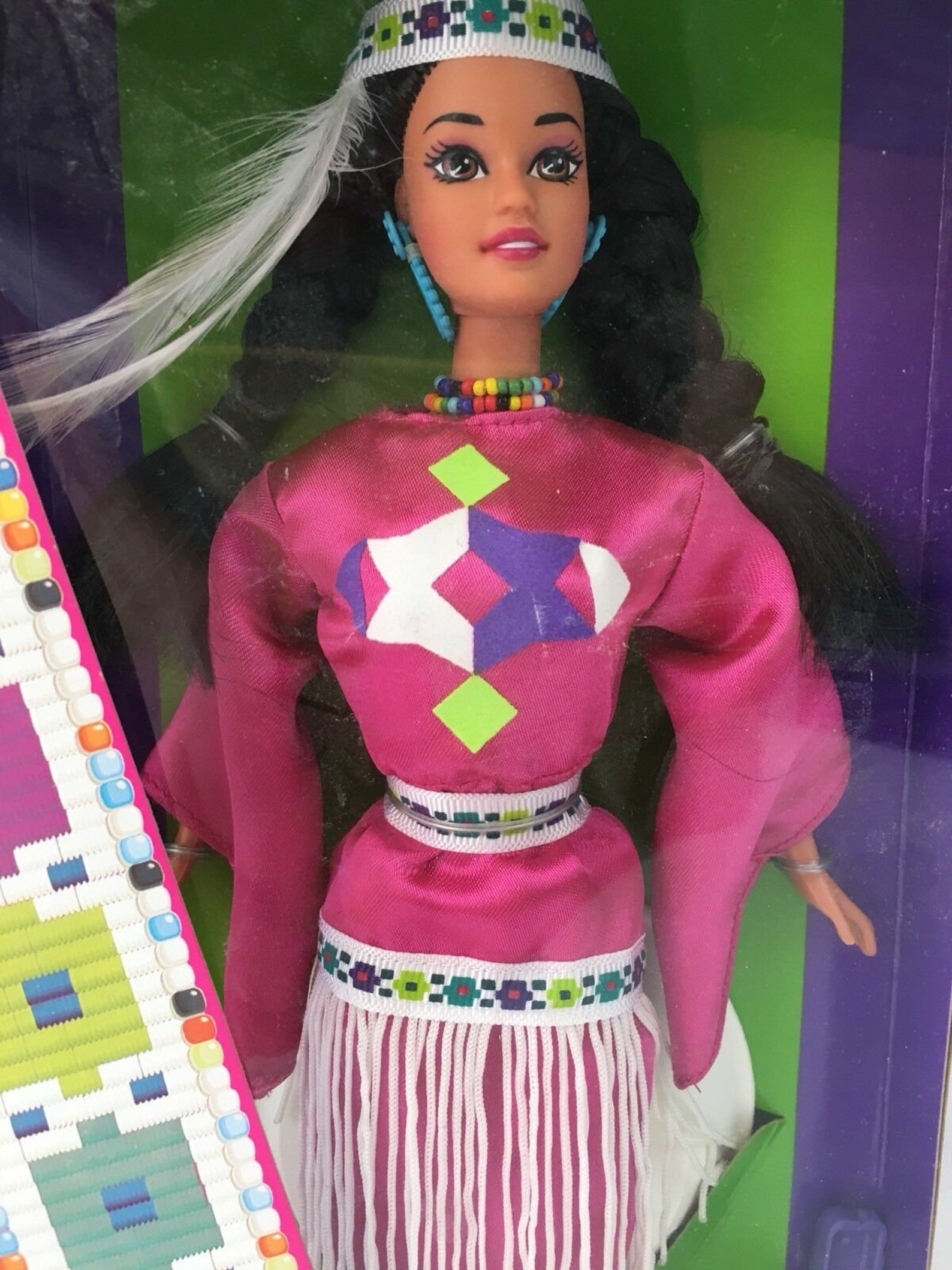 NRFB Mattel Native American Barbie Third Edition Dolls of the Etsy