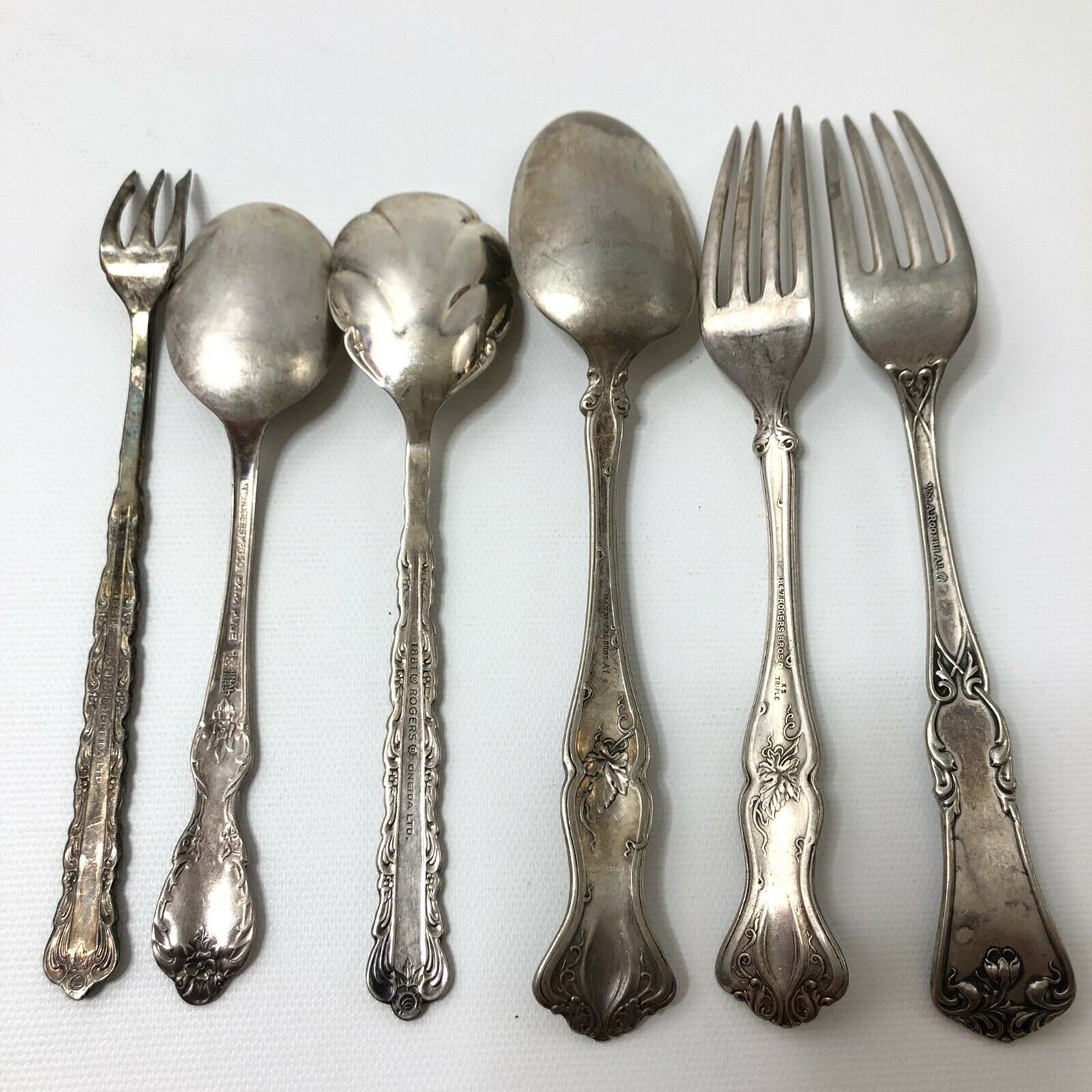 Set of 11 Vintage Flatware Silverware Serving Pieces Rodgers Etsy
