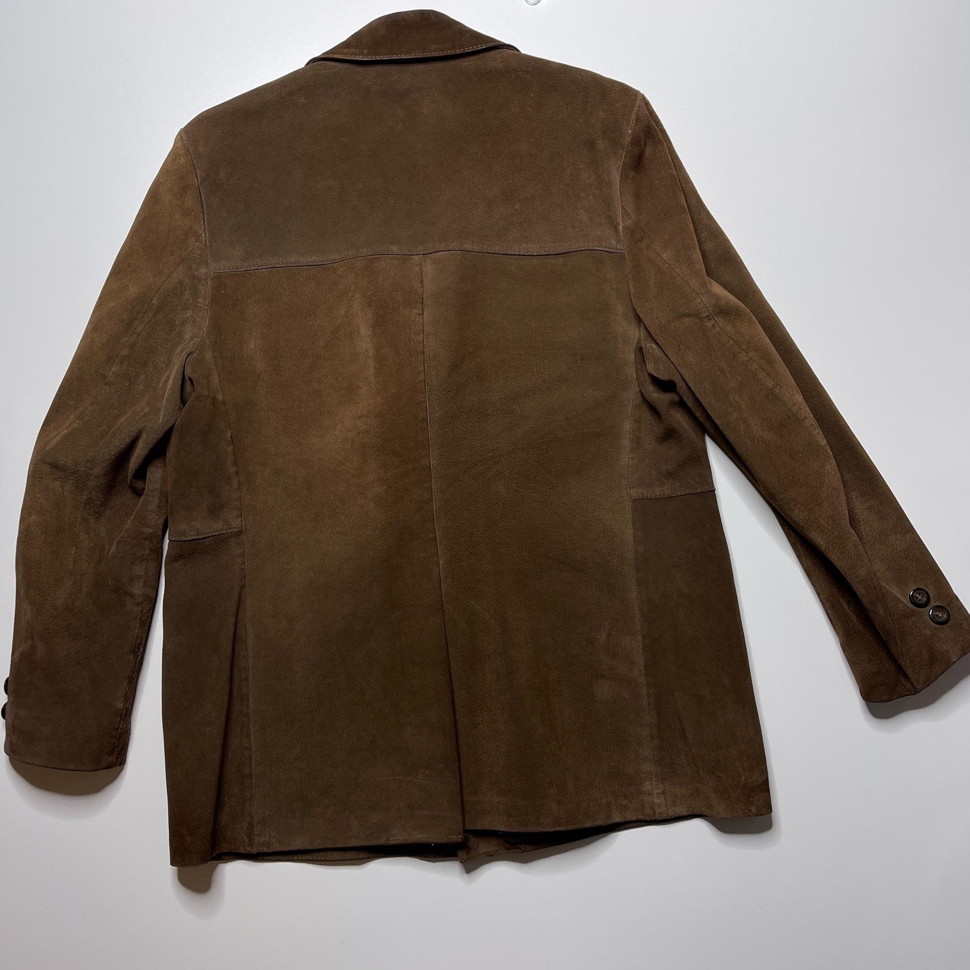 Vintage Brown Suede Mens Blazer Sport Coat Cresco by Puritan | Etsy