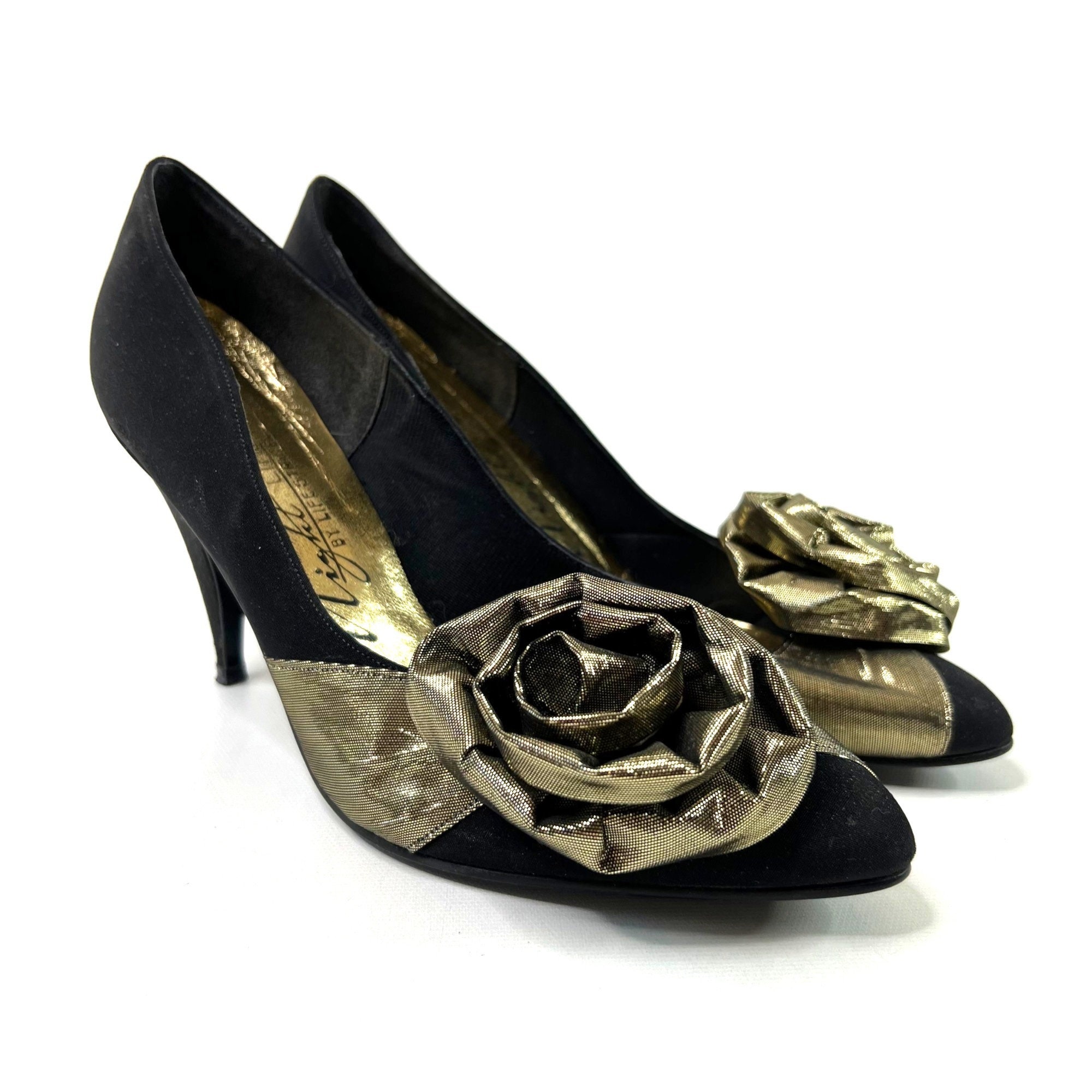 Black Shiny Giaro platform oxford pumps gold heeled 20cm - Giaro High Heels  | Official store - All Vegan High Heels