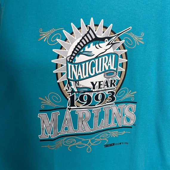 Vintage Florida Marlins T Shirt 1993 Single Stitc… - image 4