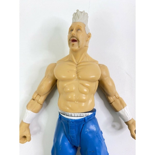 1999 Jakks Titan Tron Scotty 2 Hotty Action Figure WWE WWF Blue Jeans