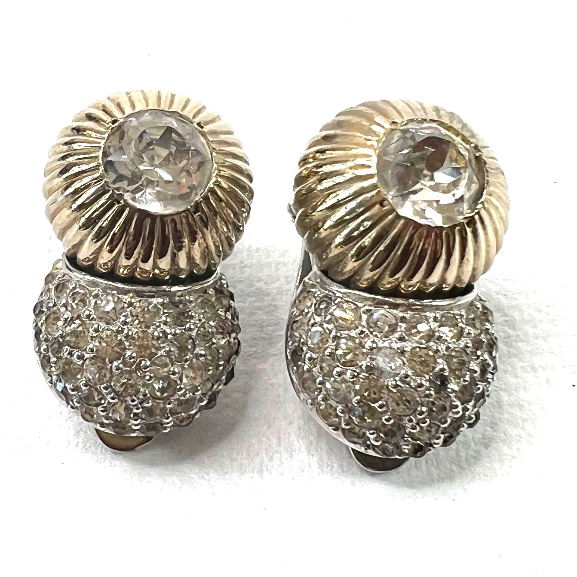 Vintage jomaz hotsell clip on earrings