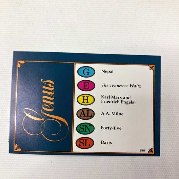 Buy Trivial Pursuit Genius Edition Board Game Published by Horn Abbot.  Complete. Online in India 