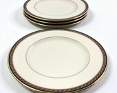 Set Of 4 Lenox Monroe Presidential Bread Plates