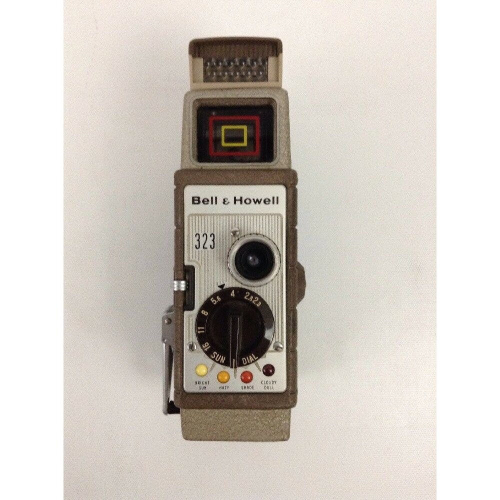 Bell and Howell 323 8mm Movie Camera with Leather Case Etsy