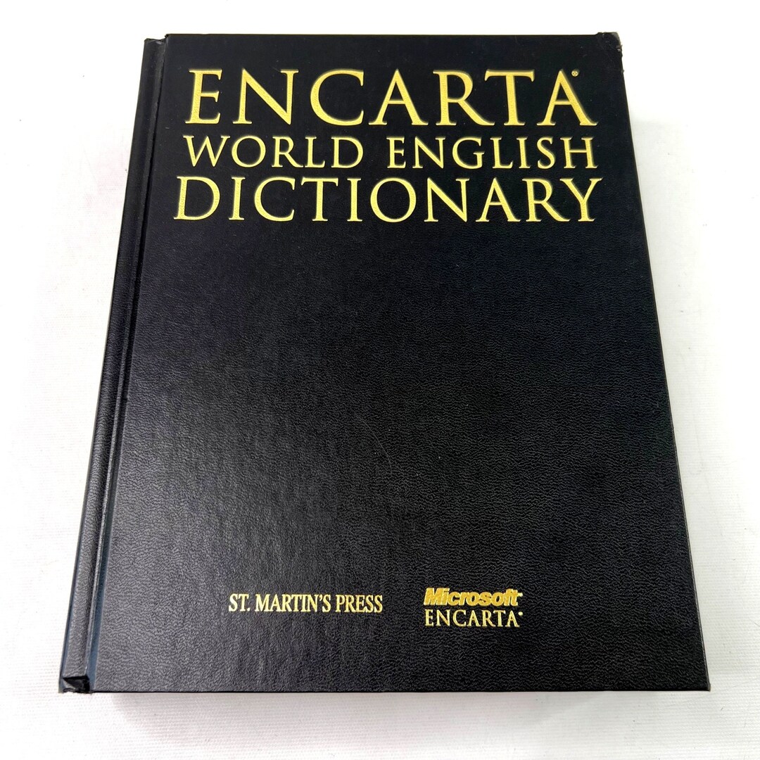Encarta World English Dictionary 1999 Hardcover St Martins Etsy