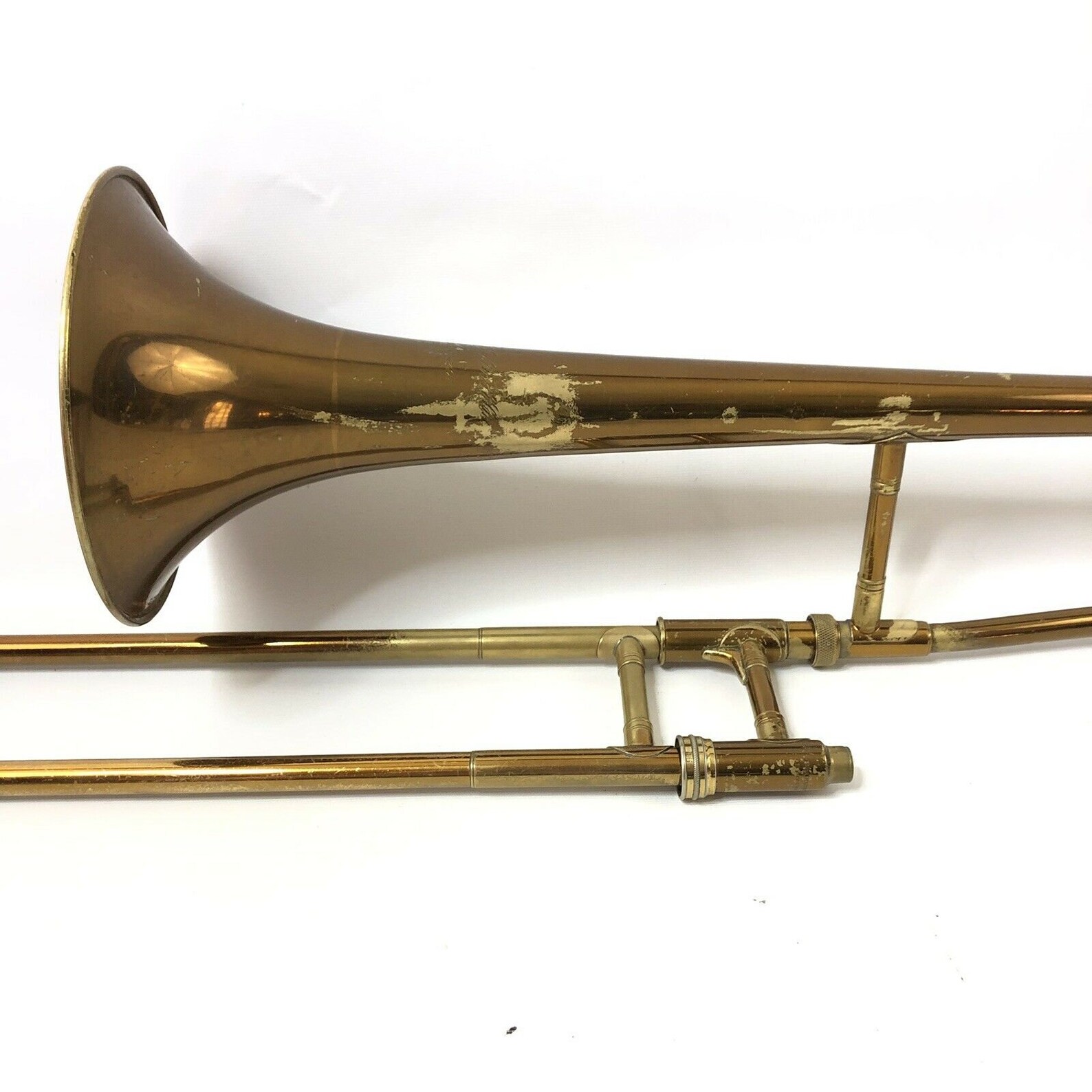 1940 Trombone Frank Holton 65 Elkhorn WIS U.S.A. with Hard Etsy
