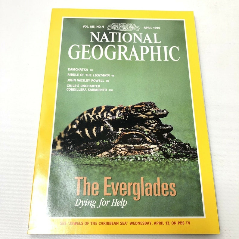National Geographic January Magazine and Slipcase January Etsy