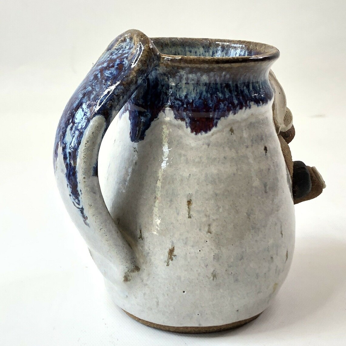 Studio Pottery Golfers Mug Stoneware Mustached Mustachioed Etsy