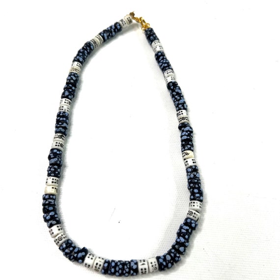 Handmade Terracotta Beaded Necklace Bracelet Ethn… - image 4
