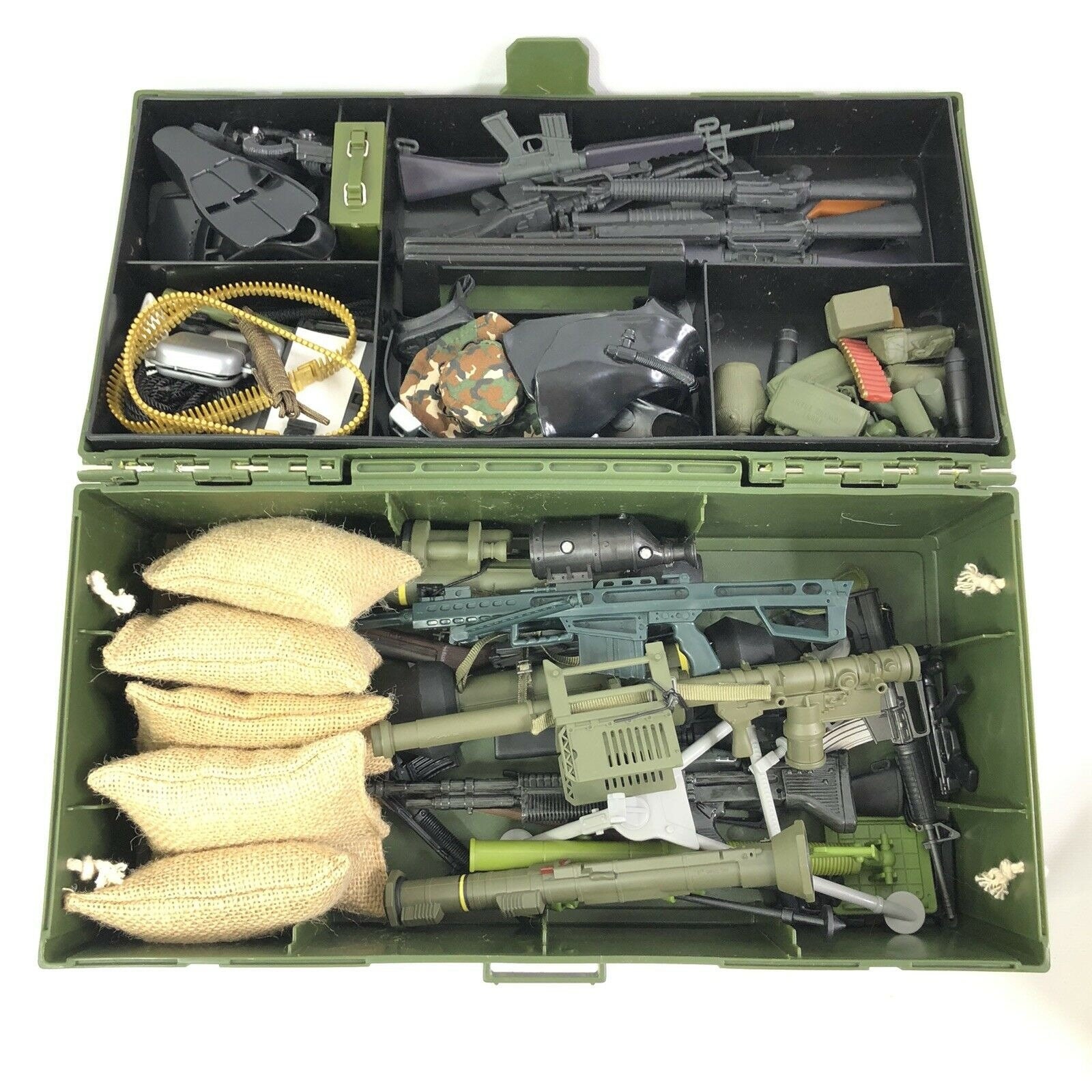 GI Joe Lot 6 Action Figures Over 200 Accessories with 2 Cases Etsy