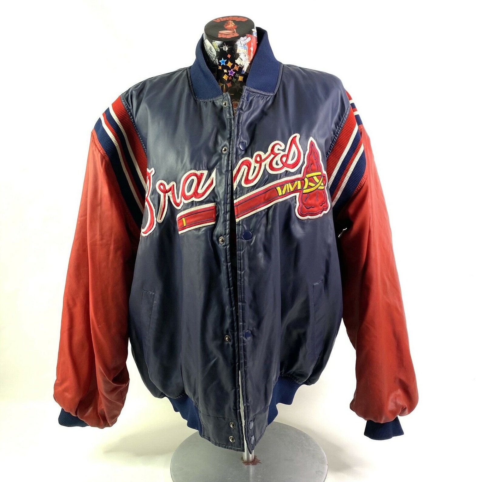 Vintage Atlanta Braves Bomber Jacket Majestic Diamond | Etsy