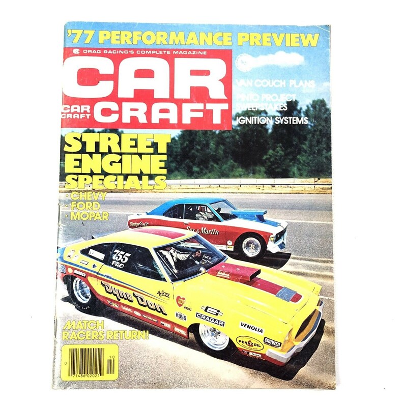 Vintage 1970s Car Craft Magazine Lot of 15 Street Engines Etsy