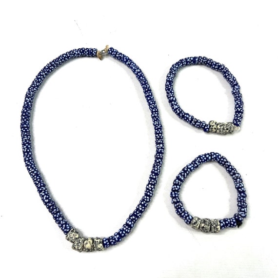 Handmade Terracotta Beaded Necklace Bracelets Ethn