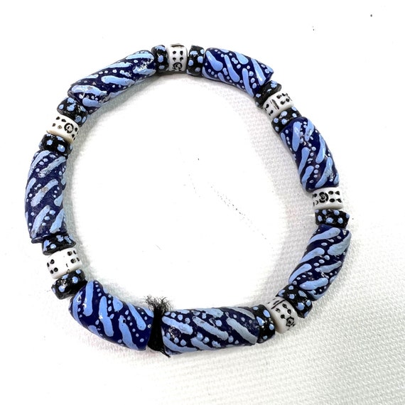 Handmade Terracotta Beaded Necklace Bracelet Ethn… - image 3
