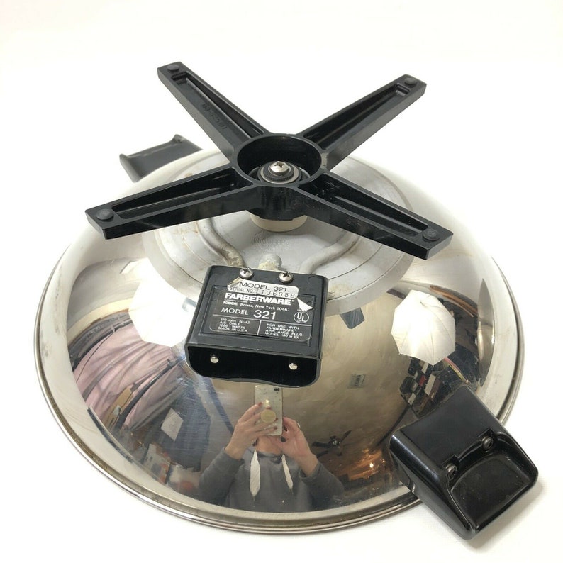 Vintage Farberware Electric Wok Model 321 Aluminum Clad Etsy