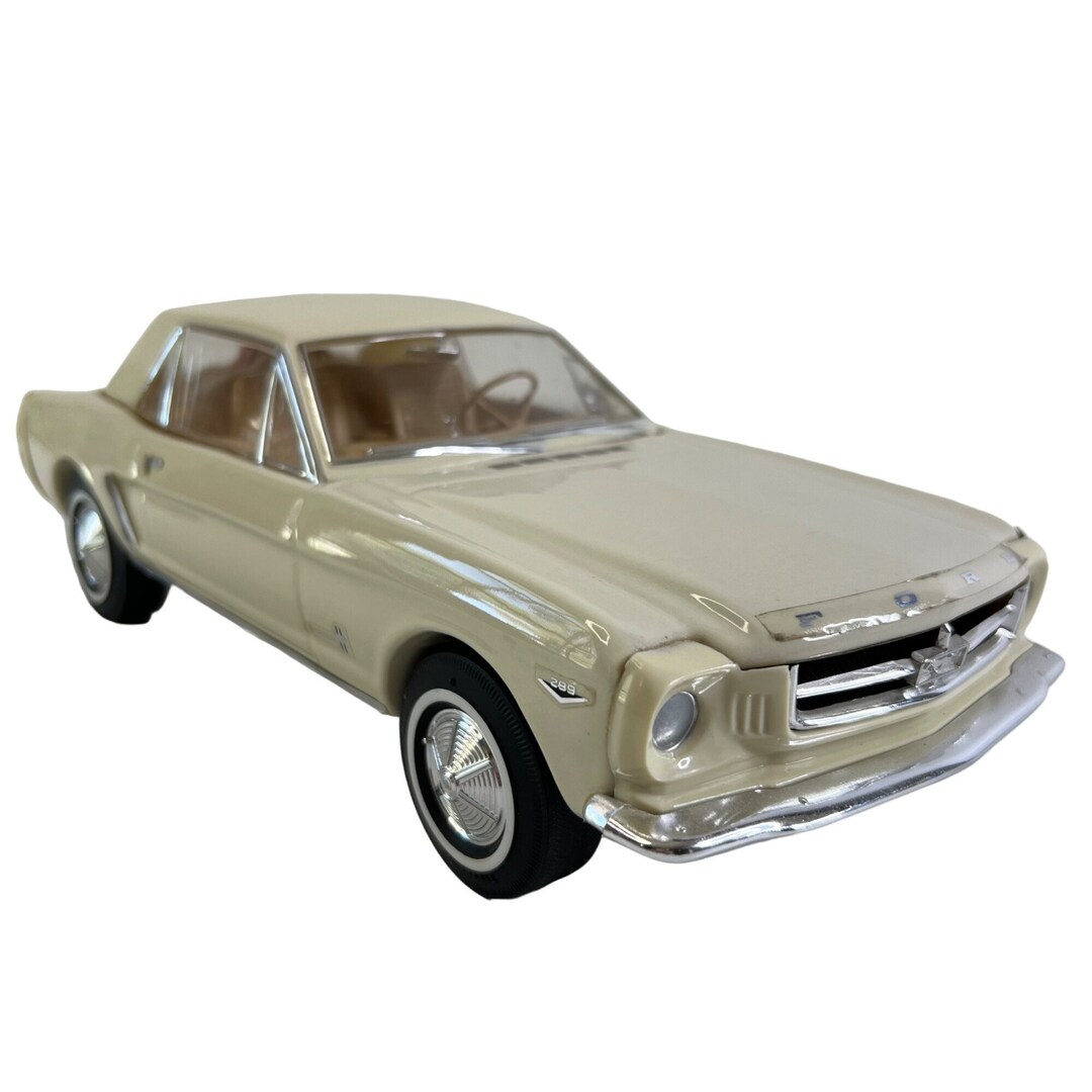 Vintage Jim Beams 1964 White Ford Mustang Ceramic Decanter USA Etsy