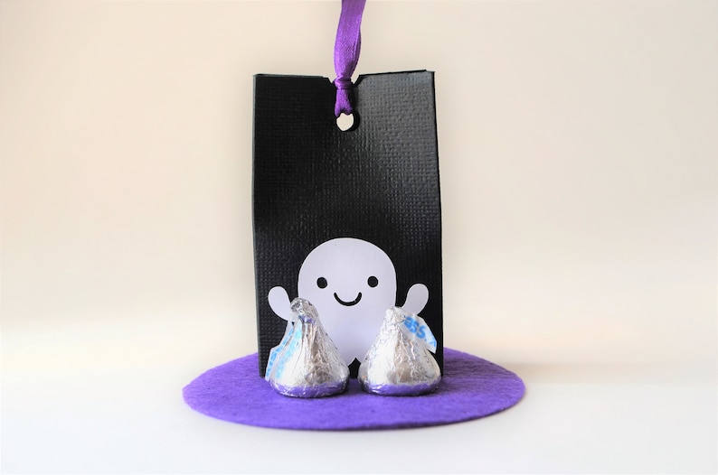 Ghost Treat Holders Trick Or Treat Bags 6 Halloween Ghost Favor Bags