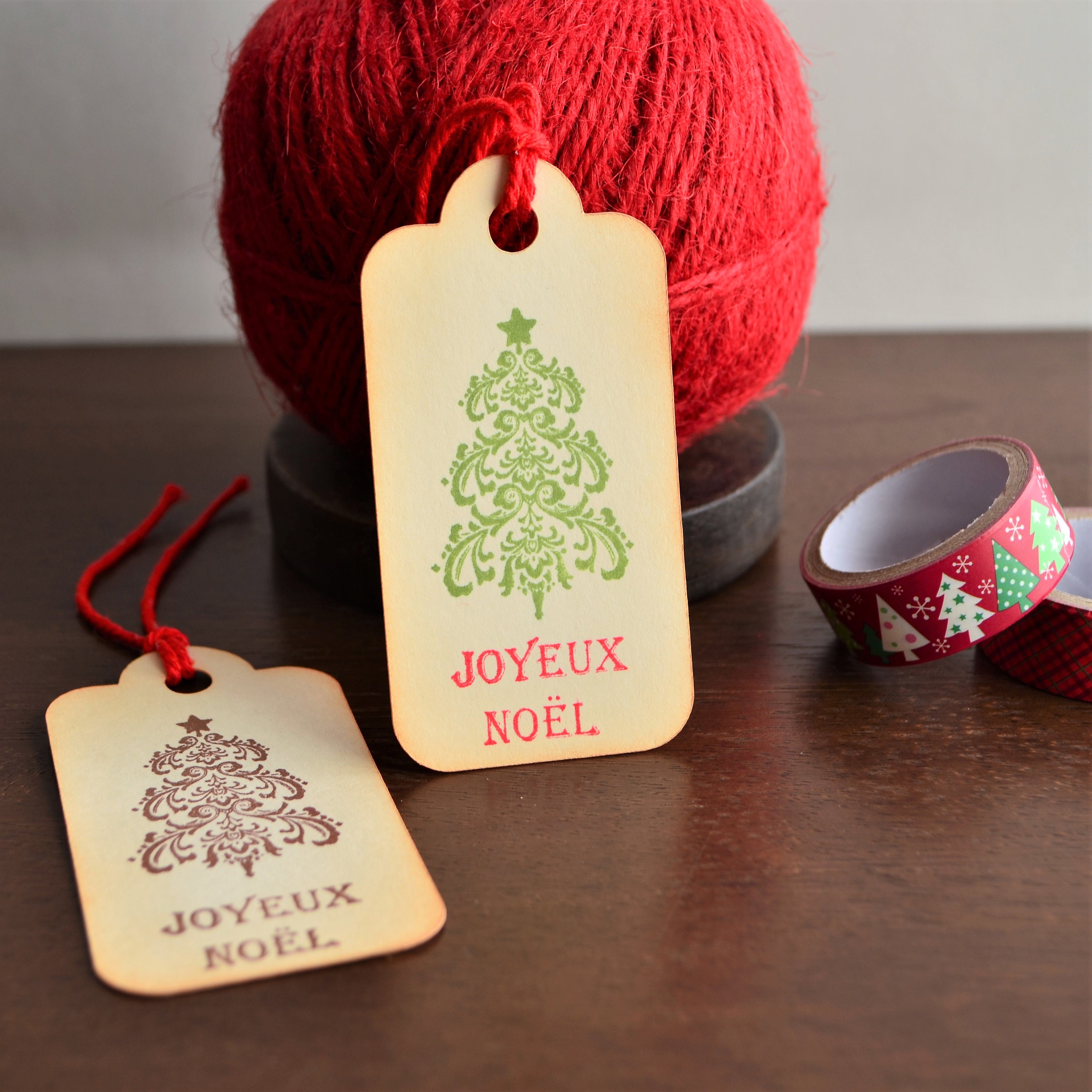 6 Weihnachtsbaum Etiketten Frohe Weihnachten Etsy