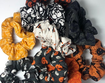 100% Cotton Halloween Scrunchie