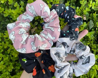 100% Baumwolle Halloween Scrunchies