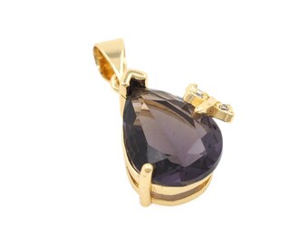 18K Gold Plated CZ Waterdrop Charm, CZ Teardrop Charm, Cubic Zirconia Charm, Designer DIY Jewelry Necklace Drop Earrings