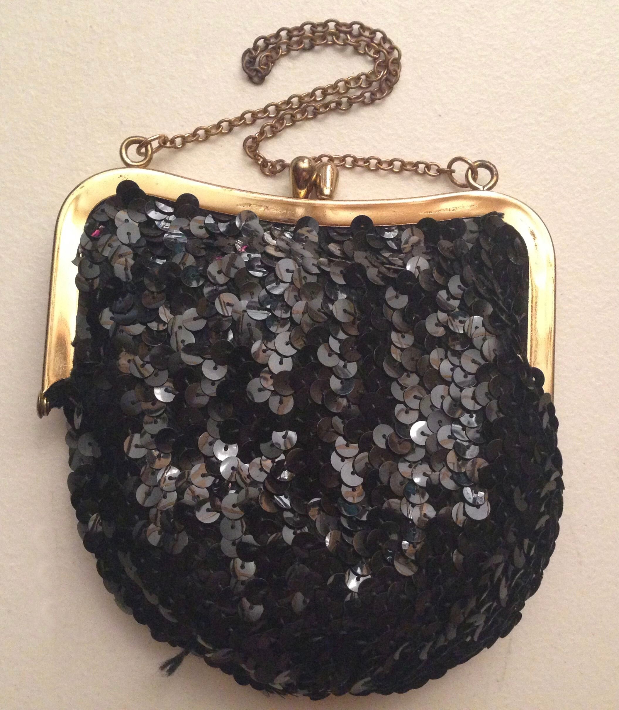 Black Sequin And Sequin Fabric Ladies Sequin Sling Clutch at Rs 950 in Delhi