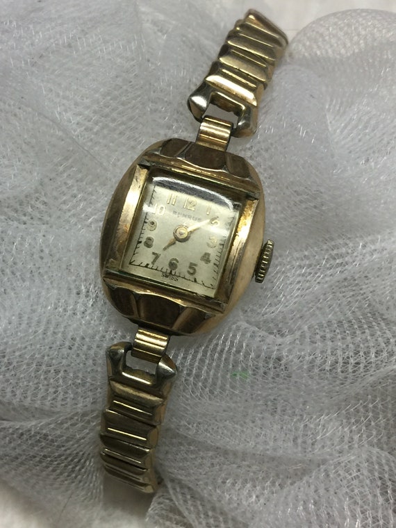 Vintage BENRUS Ladies' 10 Kt R.G.P. (Rolled Gold … - image 1