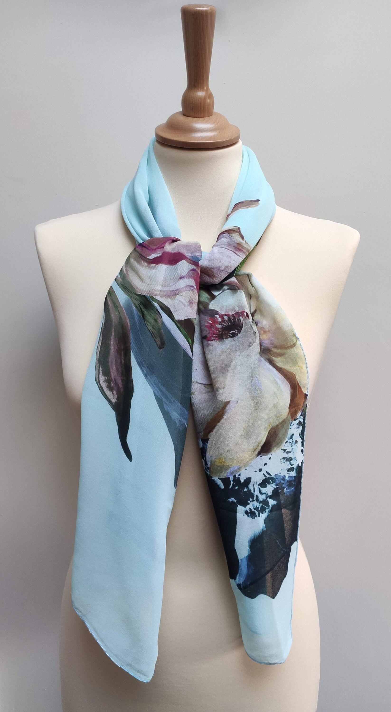 Bufanda Seda Elegante Pañuelos Mujer Seda Pañuelo De Seda Para