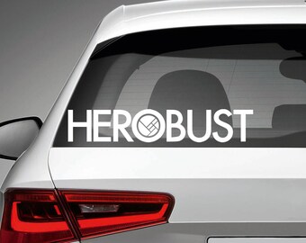 Herobust vinyl decal / for Car Laptop Macbook Phone Truck Bumper Window Wall Bathroom Bedroom Door decals sticker logo christmas
