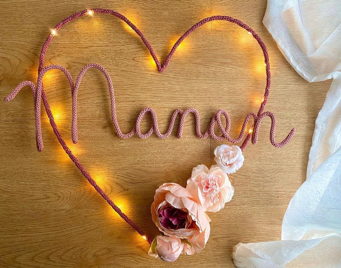 Prénom & Coeur Lumineux