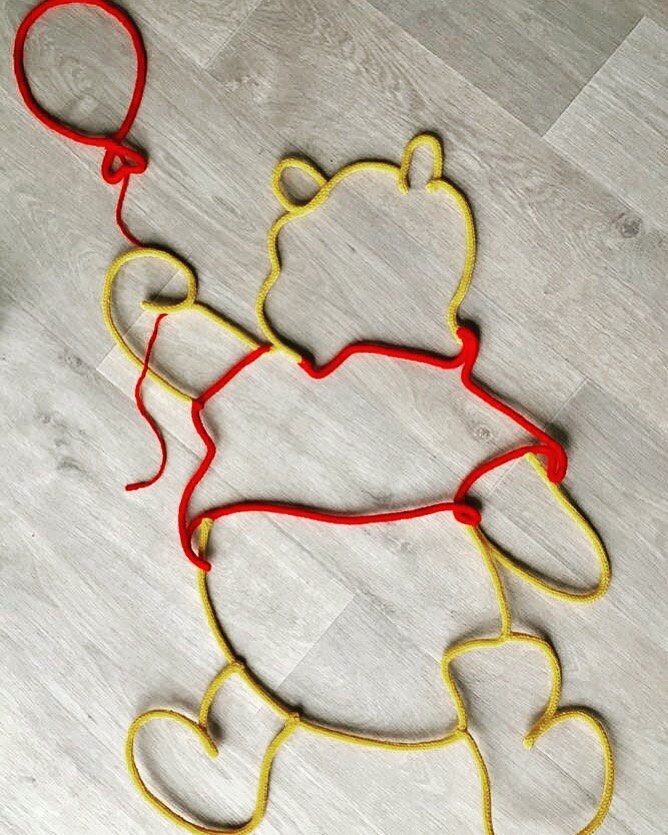 Winnie L'ourson en Tricotin